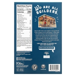 Clif Bar, Шоколадный батончик Builder's с мятой 12 батончиков