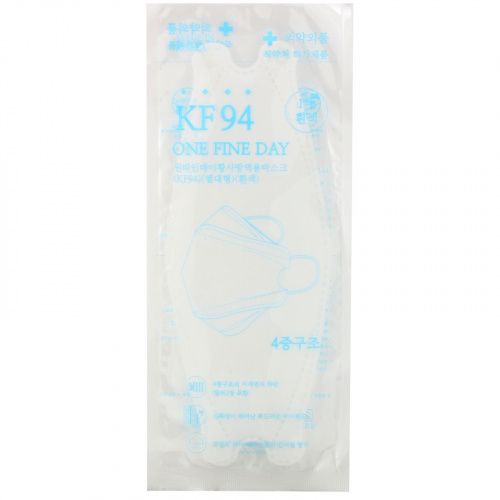 One Fine Day, Disposable KF94 ( N95 / KN95/ FFP2 ) Mask, 1 Mask