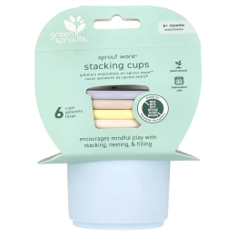 Green Sprouts, Sprout Ware®, стаканы, от 6 месяцев, разноцветные, 6 стаканов