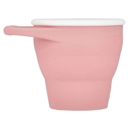 Munchkin, C'est Silicone! ™, ловушка для снеков с крышкой, для детей старше 6 месяцев, коралловые, 1 шт.