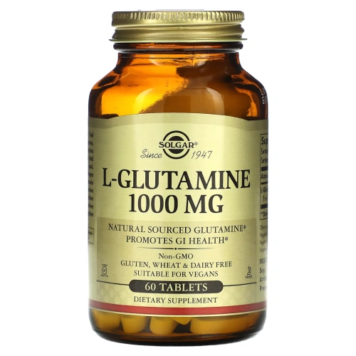 Solgar, L-глютамин 60 таблеток