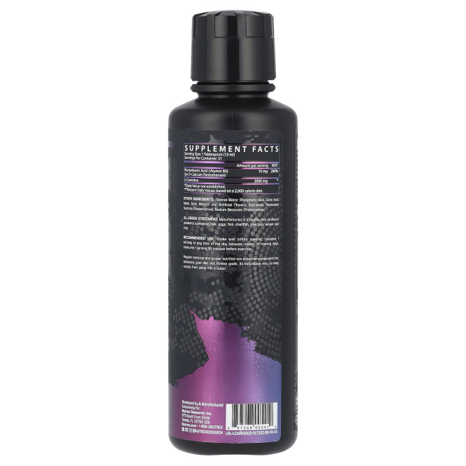 Nutrex Research, Liquid Carnitine 3000, Ягодный взрыв, 473 мл