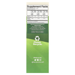 Nature's Craft, Органические капли с витаминами D3 и K2 для детей, 60 мл