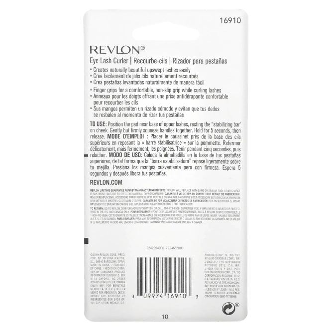 Revlon, Щипцы для завивки ресниц, 1 шт.