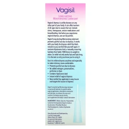 Vagisil, увлажняющая смазка с длительным эффектом, 8 предварительно заполненных одноразовых флаконов для внутреннего применения, 5,9 г (0,2 унции) каждый