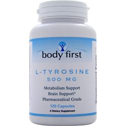 Body First, L-тирозин (500 мг) 120 капсул