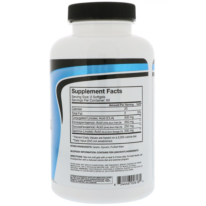 RSP Nutrition, Lean Omega, Omegas+Weight Loss, 120 Softgels