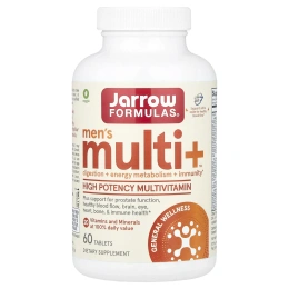 Jarrow Formulas, Men's Multi+™, мультивитамины для мужчин, 60 таблеток