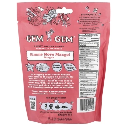 Jayone, Chewy Ginger Candy, Gimme More Mango, 141,8 г (5 унций)