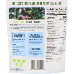 Laird Superfood, Гидратация, маття, кокосовая вода с аквамином, 8 унций (227 г)