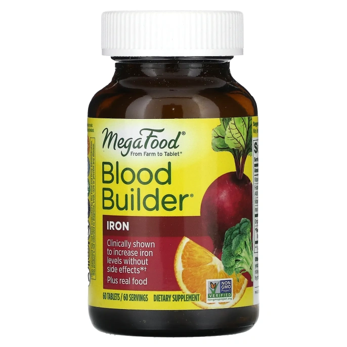 MegaFood, Blood Builder, 60 таблеток
