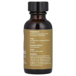 Pure Body Naturals, 100% чистое эфирное масло, пачули, 30 мл (1 жидк. унц.)
