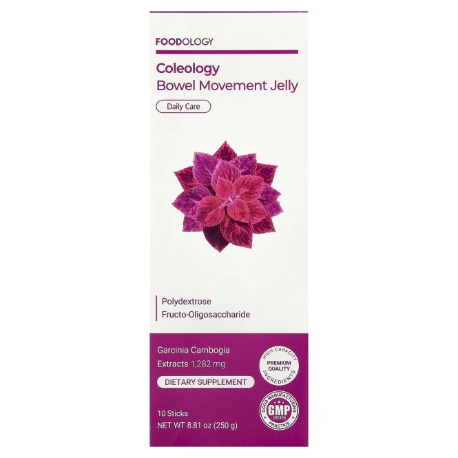Foodology, Coleology Bowel Movement Jelly, 10 палочек, 25 г