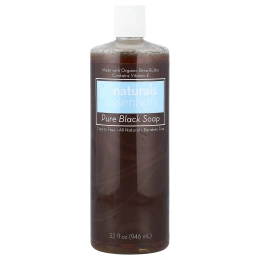 Vitacost, Glonaturals™ Essentials Collection, Pure Black Soap, 32 fl oz (946 ml)