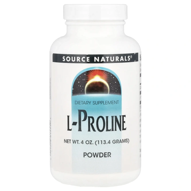 Source Naturals, Порошок L-пролина, 4 унции (113.4 г)