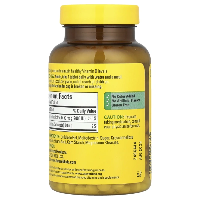 Nature Made, Витамин D3, 220 таблеток