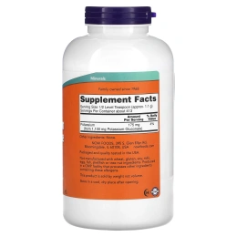 Now Foods, Глюконат калия в форме порошка, без примесей, 1 фунт (454 г)