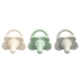 Dr. Brown's, HappyPaci™, соска для детей 0–6 месяцев, зеленый, серый и бежевый, 3 шт.