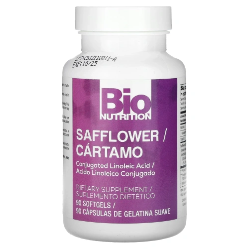 Bio Nutrition, Сафлоровое масло, 1000 мг, 90 капсул