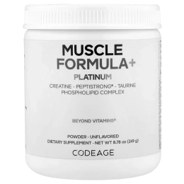 Codeage, Muscle Formula+, Platinum, без добавок, 249 г (8,78 унции)
