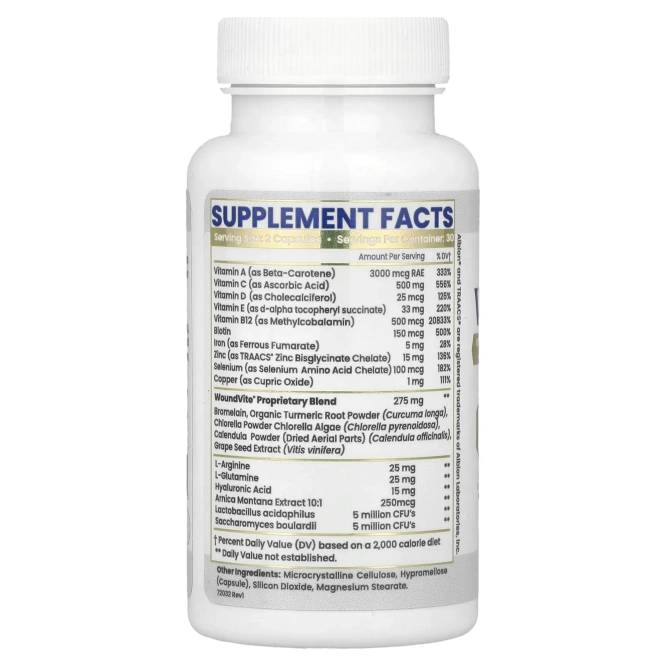 Zen Nutrients, WoundVite®, 60 капсул