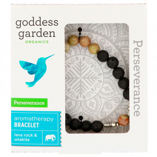 Goddess Garden, Органический продукт, Настойчивость, Браслет для ароматерапии, 1 браслет
