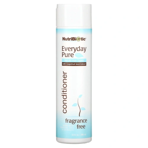 NutriBiotic, Everyday Pure Conditioner, Fragrance Free, 10 fl oz (296 ml)