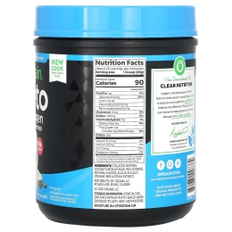 Orgain, Keto, протеиновый порошок из кетогенного коллагена с маслом MCT, ваниль, 400 г (0,88 фунта)