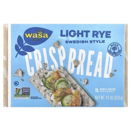 Wasa Flatbread, хлебцы, светлый ржаной, 270 г (9,5 унции)
