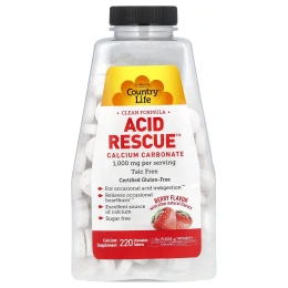Country Life, Acid Rescue Ягодный 220 таблеток