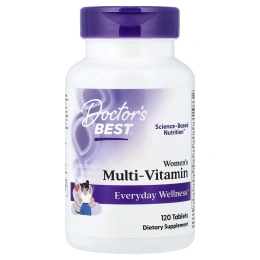 Doctor's Best, мультивитамины для женщин, 120 таблеток