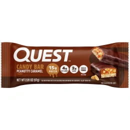 Quest Nutrition, шоколадный батончик, карамель с арахисом, 12 батончиков по 57 г (2,01 унции)