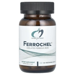 Designs For Health, Ferrochel®, 120 вегетарианских капсул