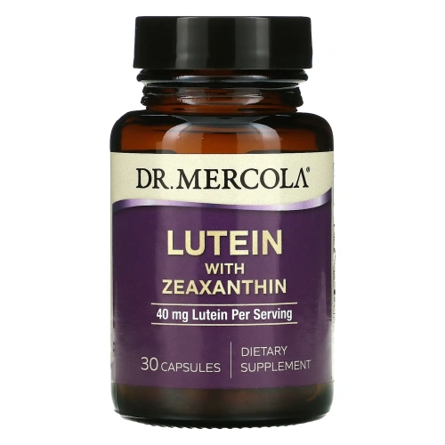 Dr. Mercola, Лютеин с зеаксантином, 40 мг, 30 капсул