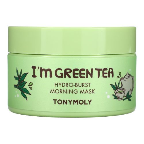Tony Moly, I'm Green Tea, утренняя маска для лица Hydro-Burst, 100 г (3,52 унции)