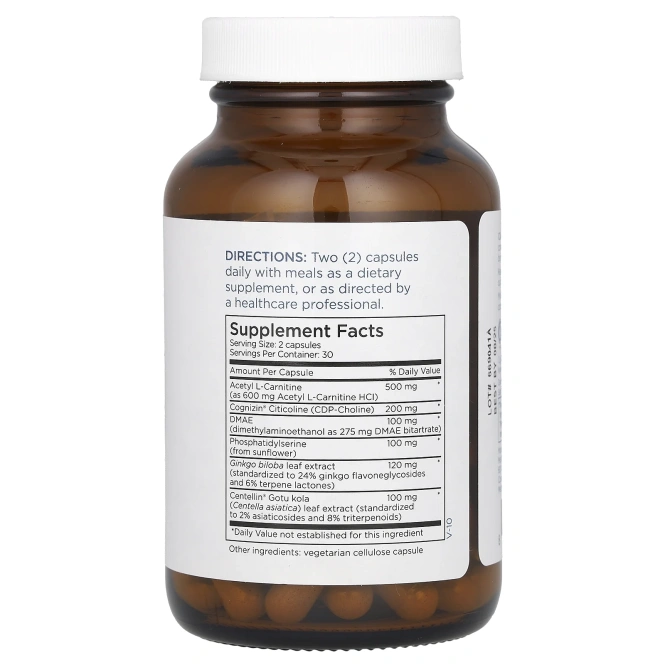 Metabolic Maintenance, Помощь клеткам мозга, с Когнизином, 60 капсул