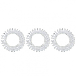 Invisibobble, Кольцо для волос Power, Strong Grip, кристально чистое, 3 шт. В упаковке