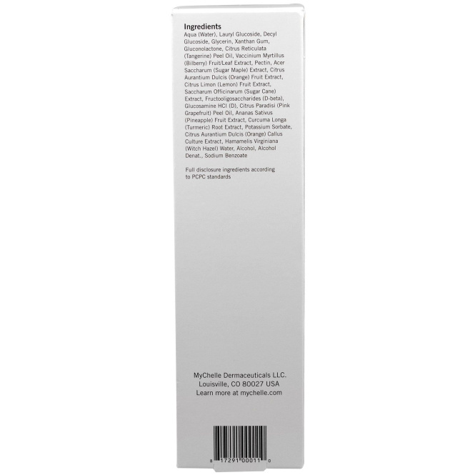 MyChelle Dermaceuticals, Очищающее средство с фруктовыми ферментами, для нормальной кожи, 4,2 жидкой унции (124 мл)