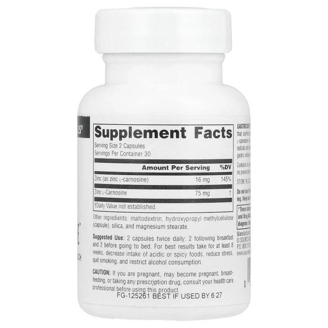 Source Naturals, GastricSoothe 60 капсул