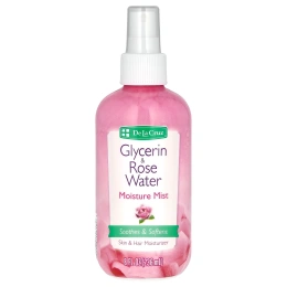 De La Cruz, увлажняющий спрей, глицерин и розовая вода, 236 мл (8 жидк. унций)