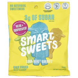 SmartSweets, Sour Blast Buddies, ягоды, голубая малина, лайм, лимон, апельсин, 50 г (1,8 унции)