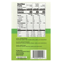 Beech-Nut, овощи, для детей от 6 месяцев, набор разных вкусов, 9 паучей по 99 г (3,5 унции)