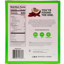 One Brands, Один батончик, миндаль, 12 батончиков, 2,12 унц. (60 г) каждый