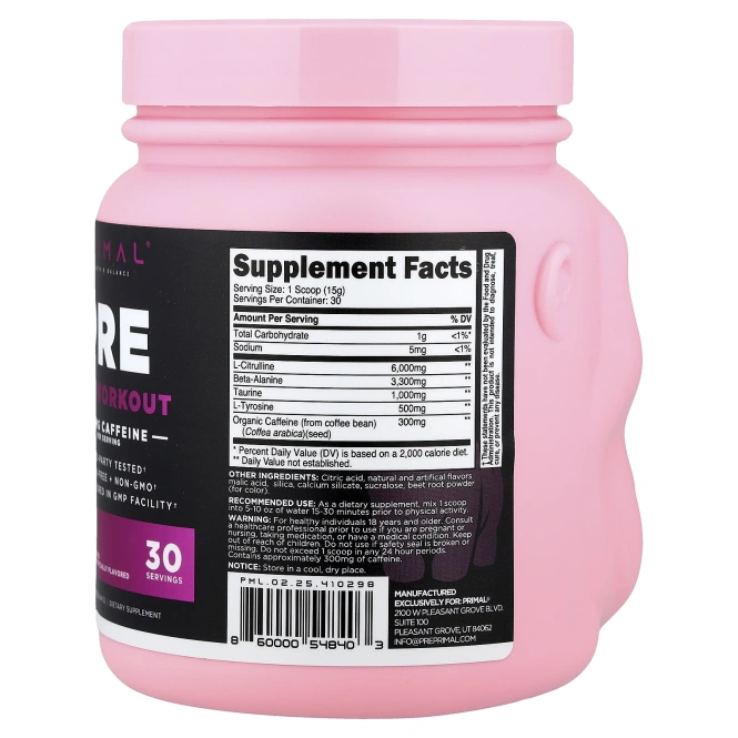 PrePrimal, предтренировочный комплекс, Jungle Juice, 444 г (15,86 унции)