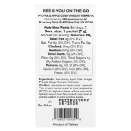 Bee & You, On The Go, для детоксикации, 7 упаковок по 7 г (0,25 унции)