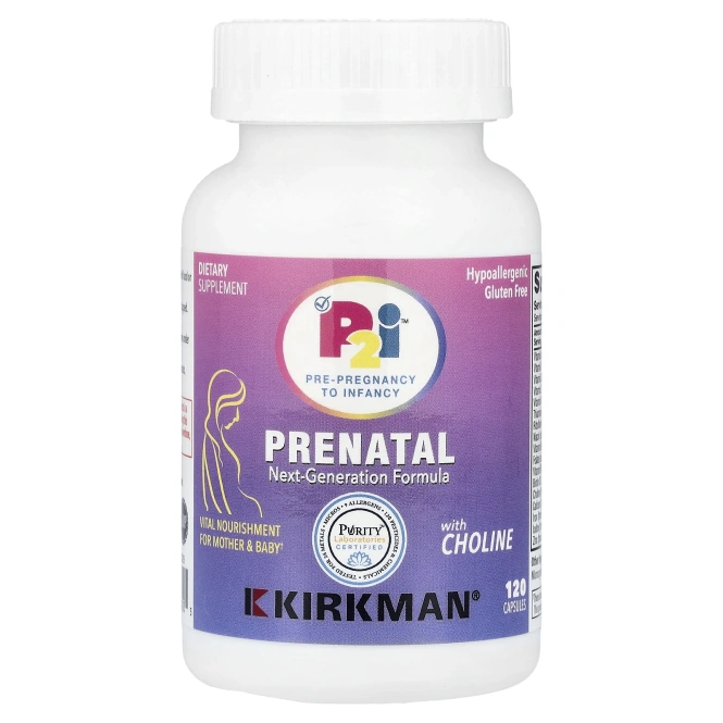 Kirkman Labs, Prenatal with Choline, 120 Capsules