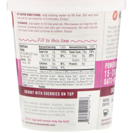 Earnest Eats, Заряжающая энергией каша, вишня-миндаль, 2.1 унции (60 г)