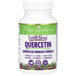 Paradise Herbs, Earth's Blend Кверцетин 90 вег капсул