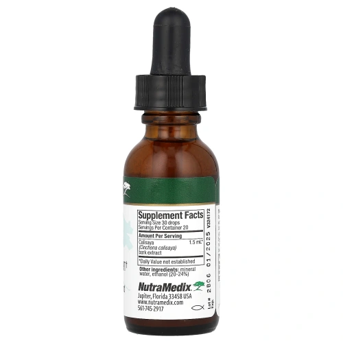 NutraMedix, Экстракт коры хинного дерева для защиты от микробов, 30 мл