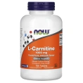 NOW L-Carnitine L-карнитин 1000 мг, 100 таблеток